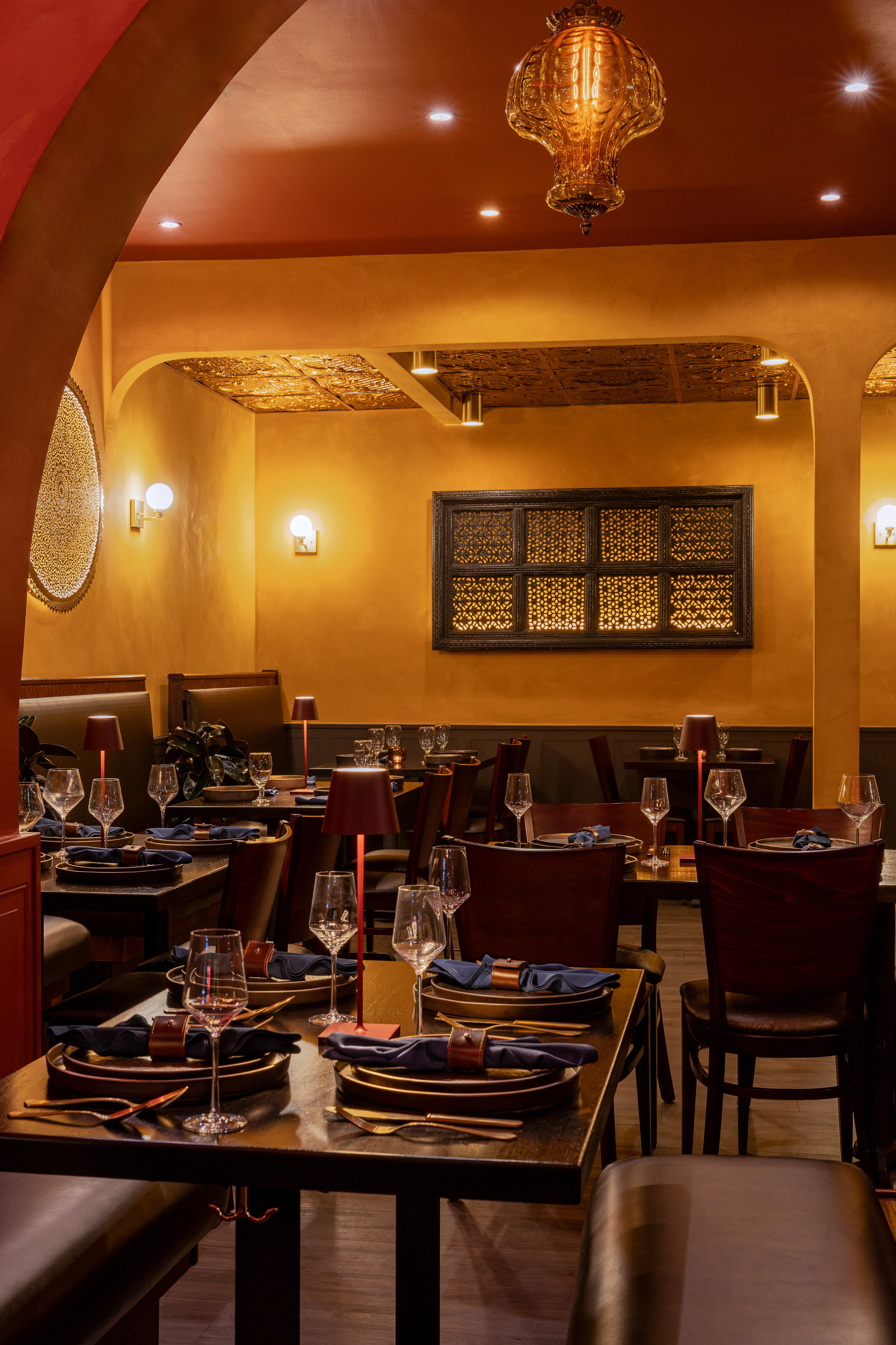 Interior View Through the Arch 