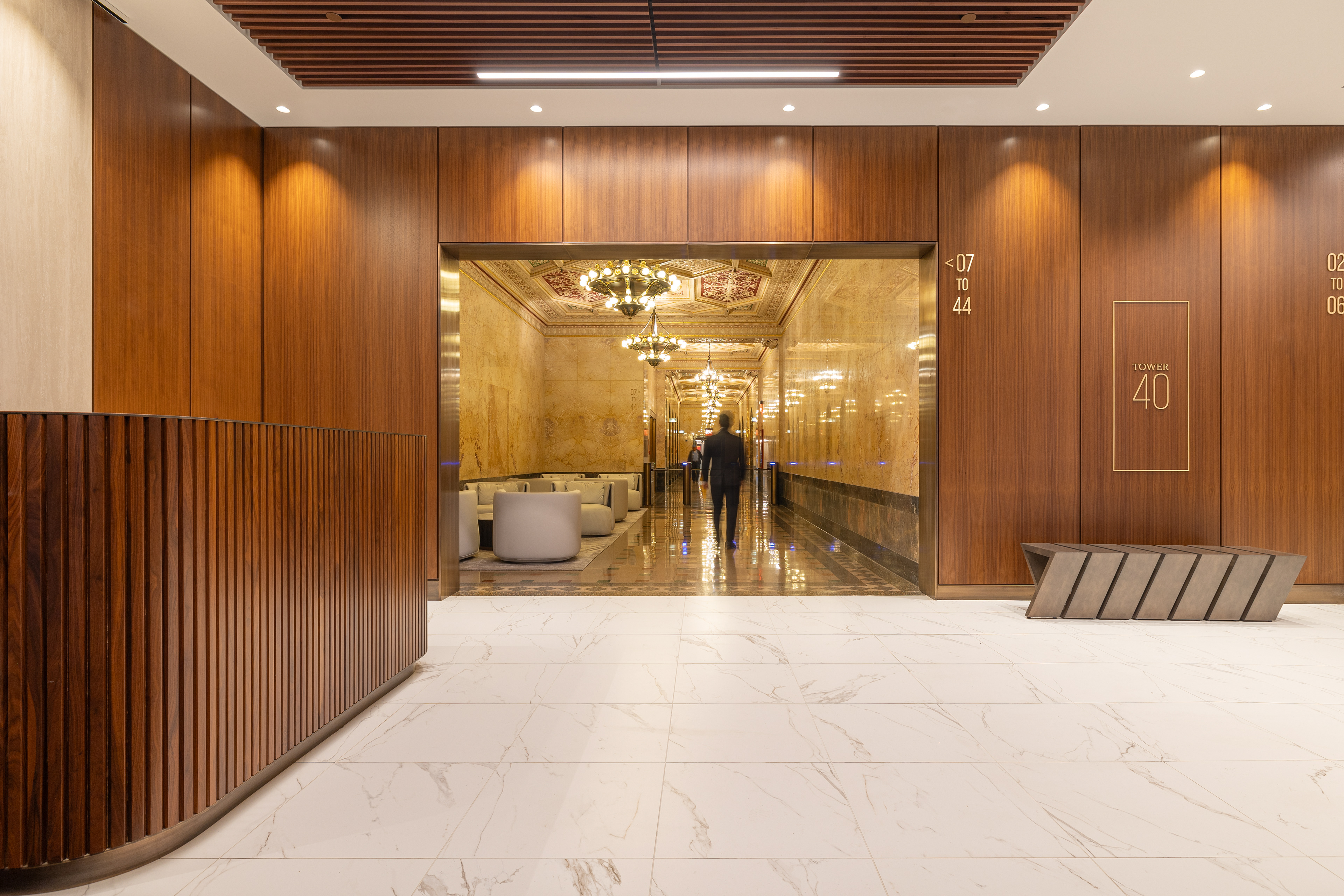 Tower 40 Commercial Offices Lobby