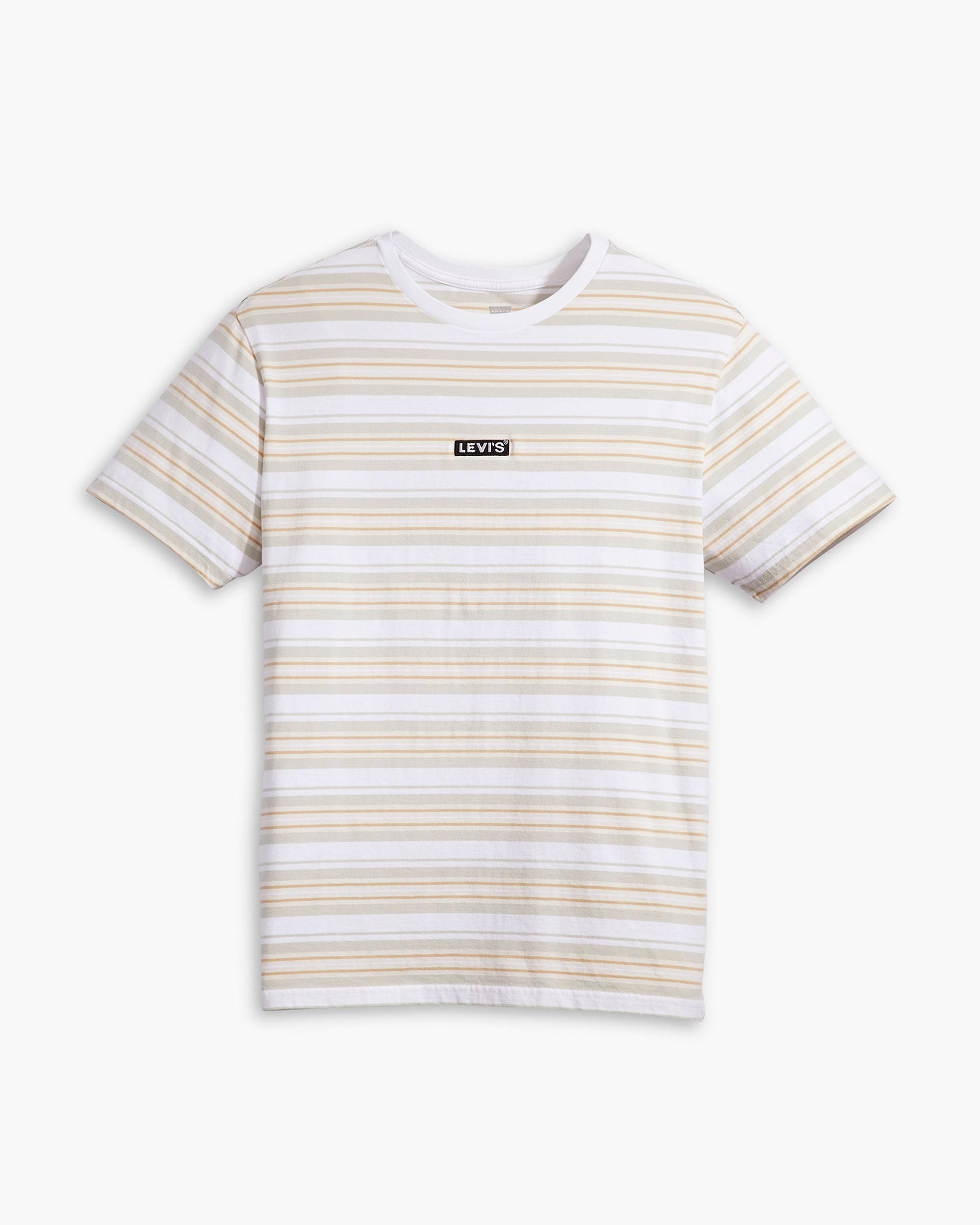 Relaxed Baby Tab Stripes Tee on ASOS