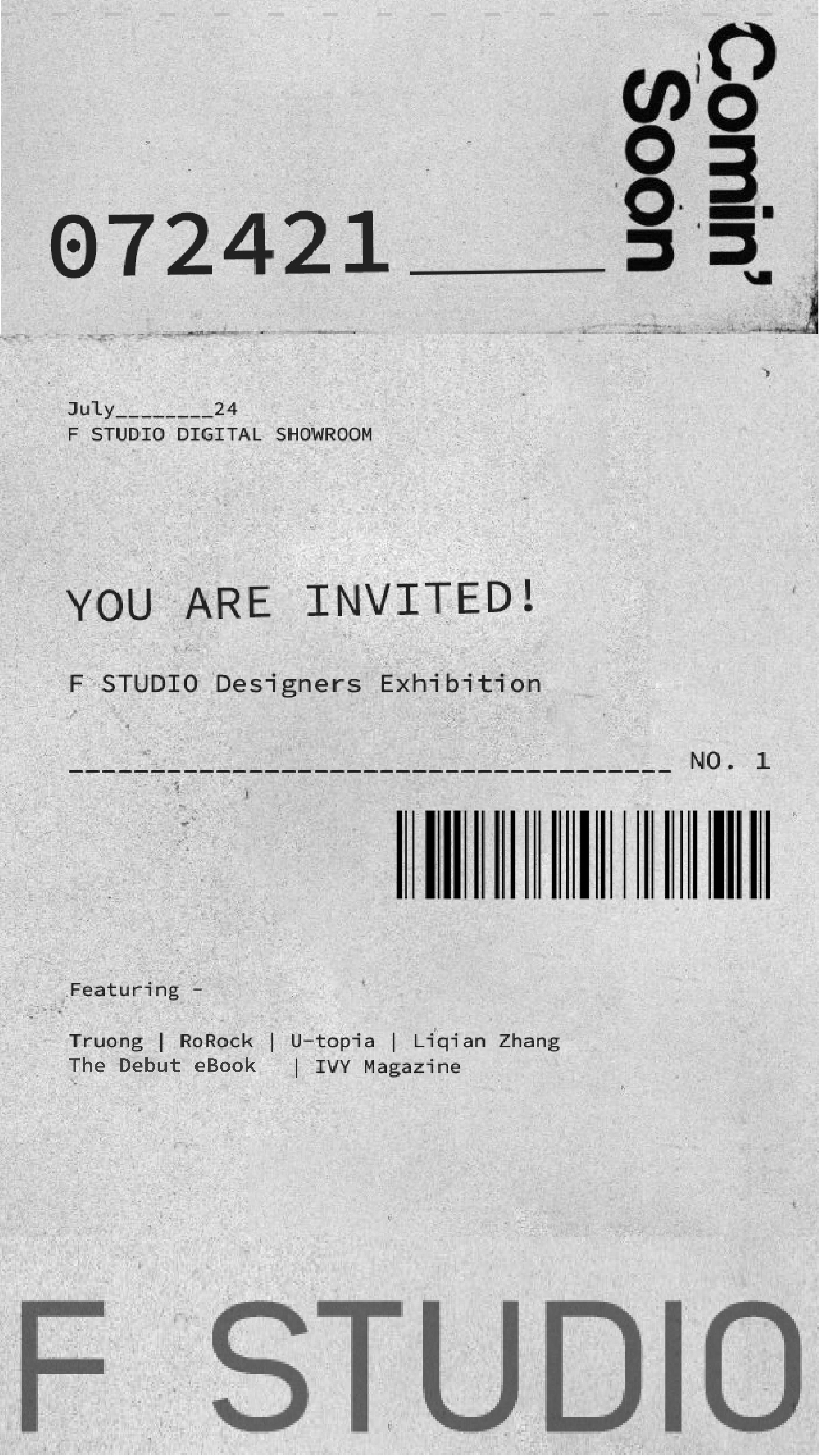 Project Launch - Invitation Ticket