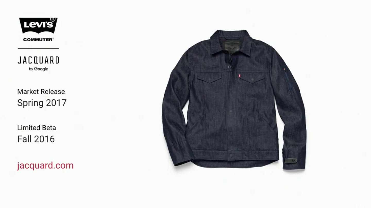 Trucker Jacket with Jacquard by Google