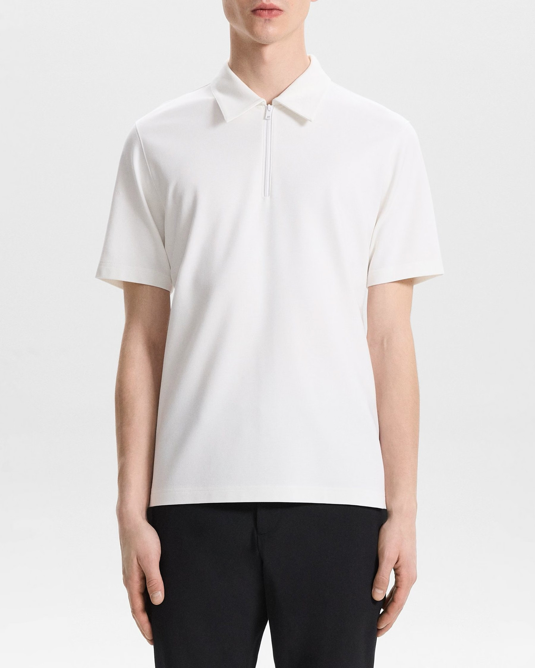 Theory Ryder Quarter Zip Polo. Imagery from Theory's Taiwan Website.