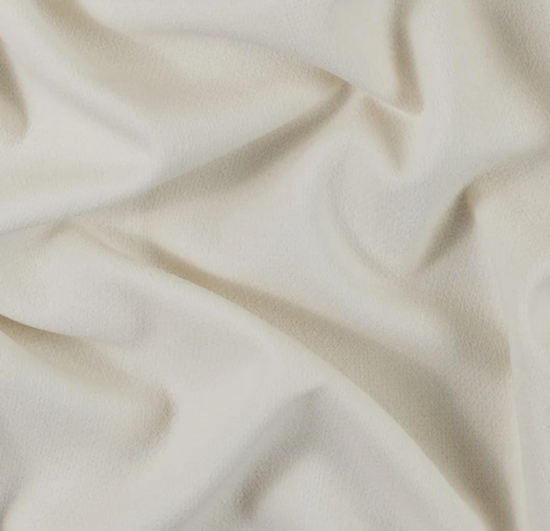 Winter White Double Wool Crepe - Jacket Shell