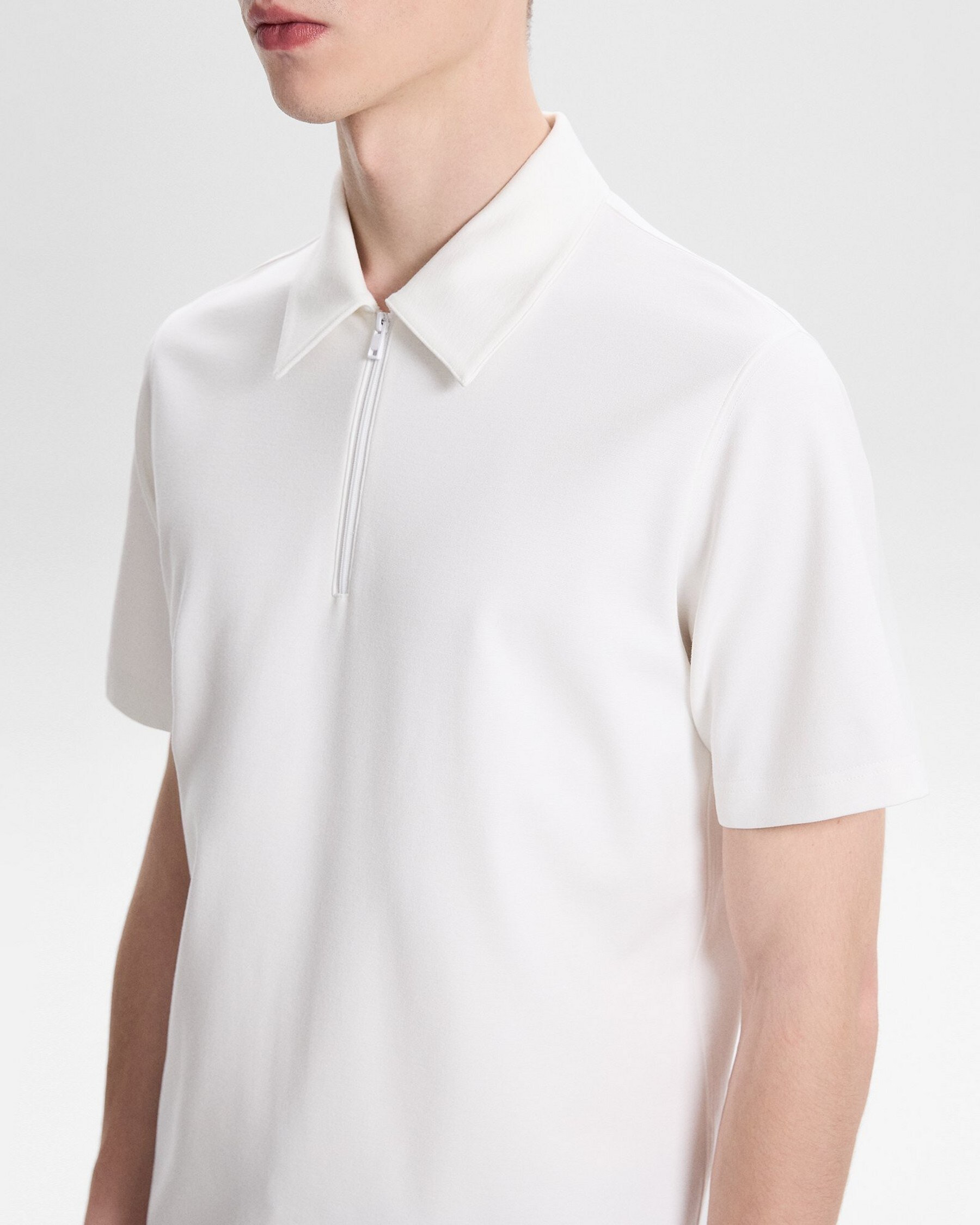Theory Ryder Quarter Zip Polo. Imagery from Theory's Taiwan Website.