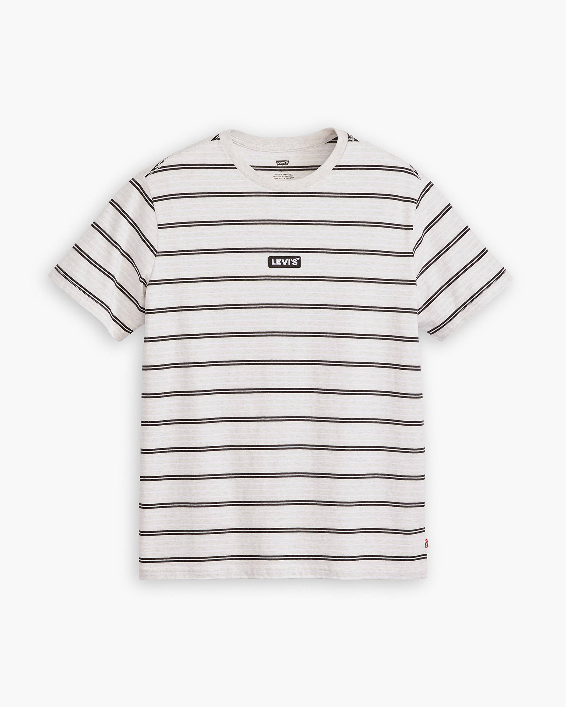 Relaxed Baby Tab Stripes Tee on ASOS
