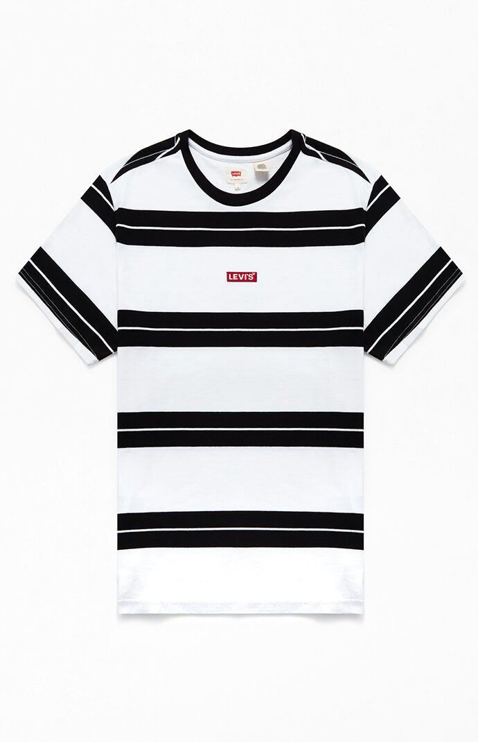 Relaxed Baby Tab Stripes Tee on Urban Outfitters