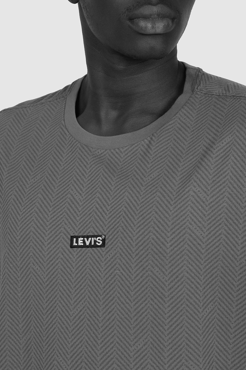 Levi's Baby Tab Herringbone Graphics Tee on ASOS
