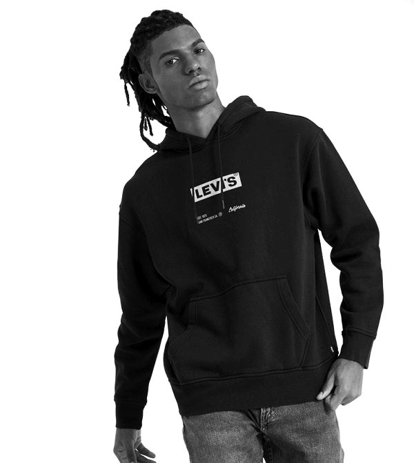 LS Relaxed Box tab Hoodie