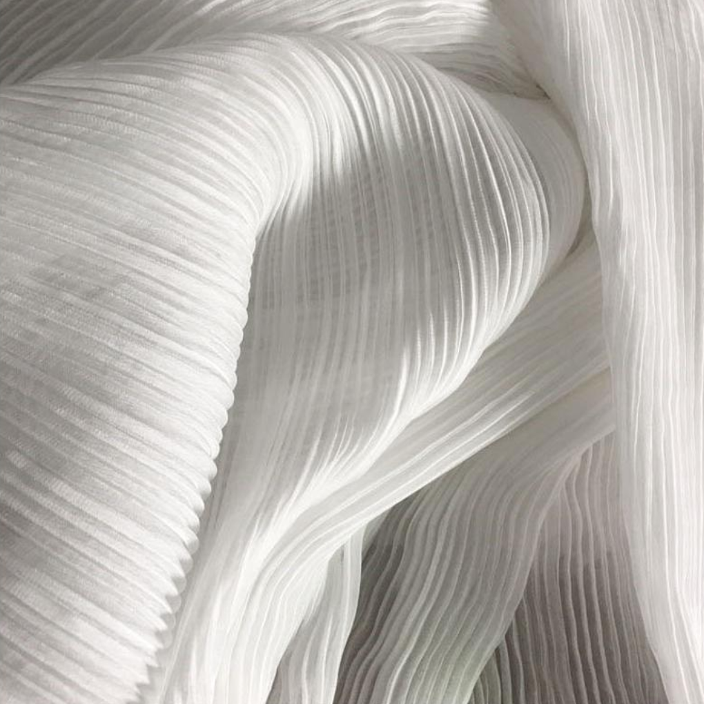 Chiffon Silk Pleats