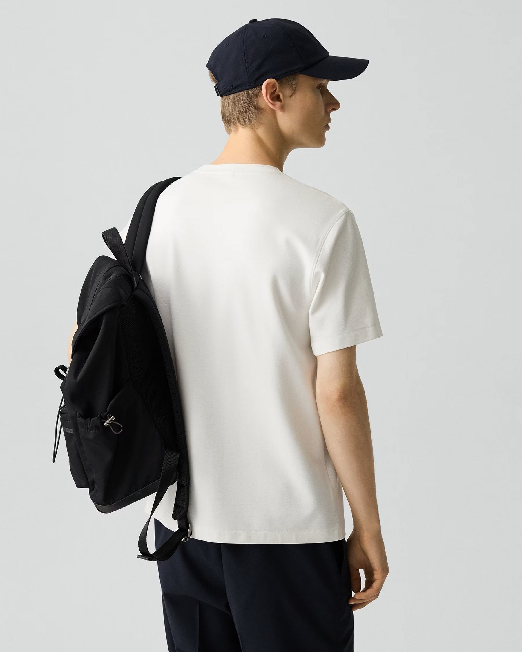 Theory Ryder Tee. Imagery from Theory's Global Website