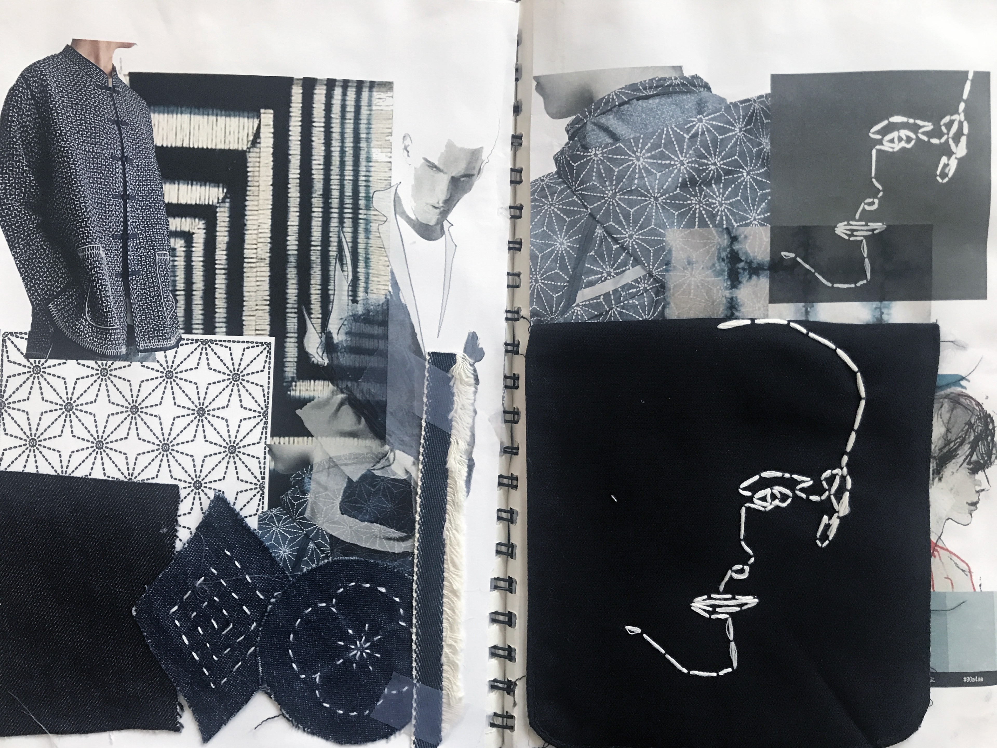 Sashiko embroidery