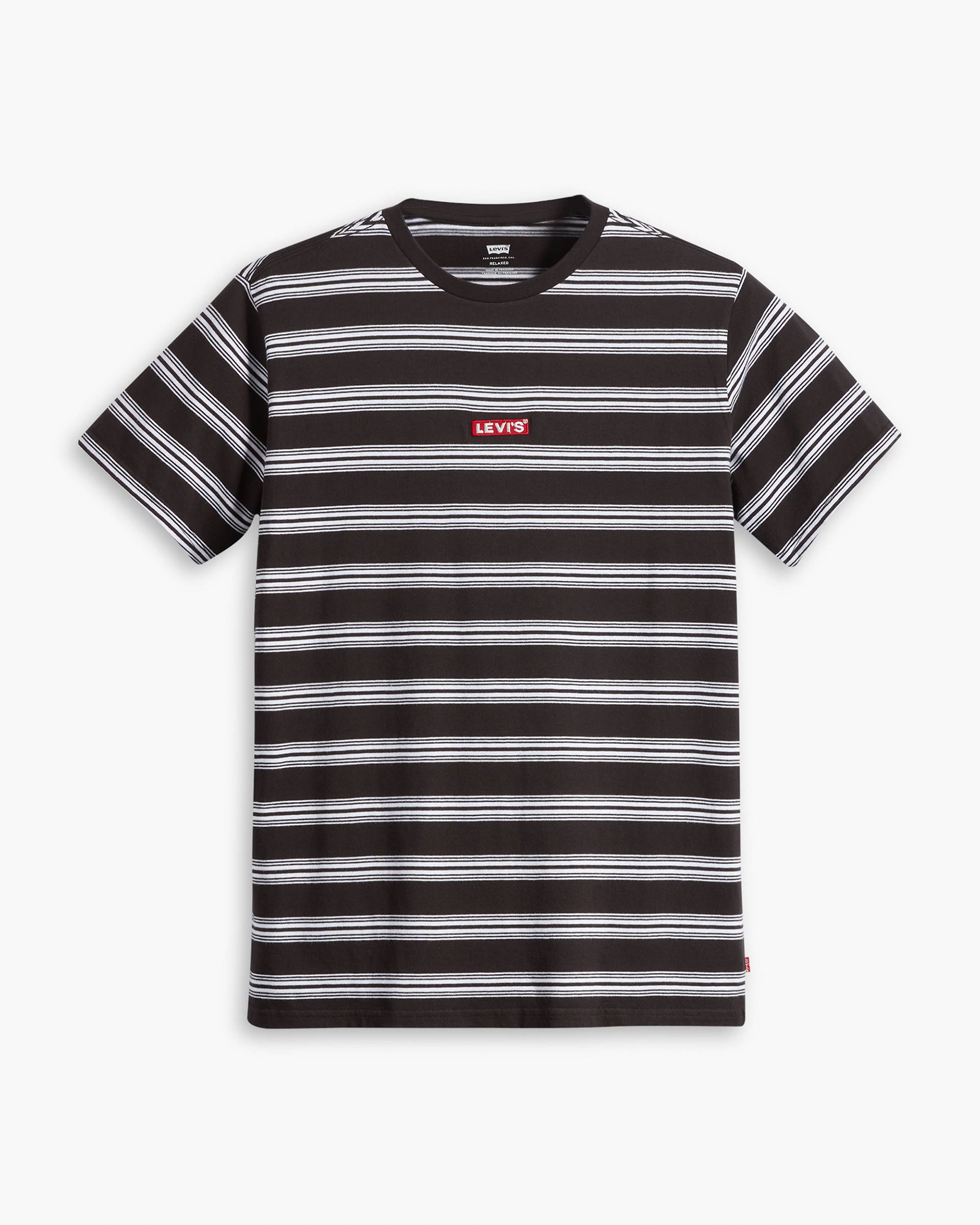 Relaxed Baby Tab Stripes Tee on ASOS