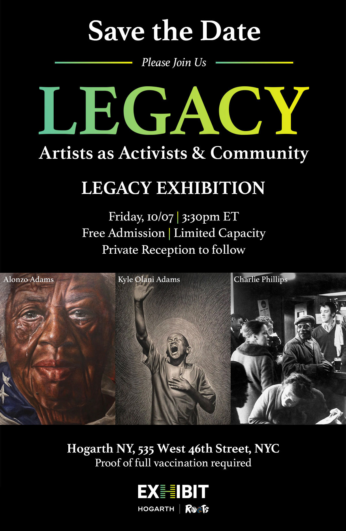 Save the Date Legacy Exhibition