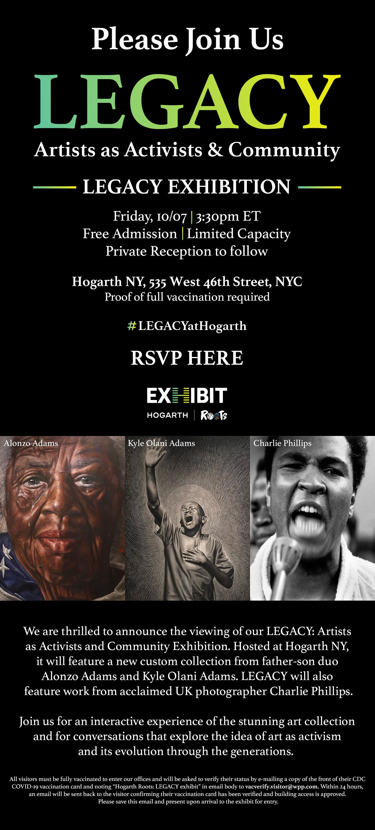 Invitation Legacy Exhibition