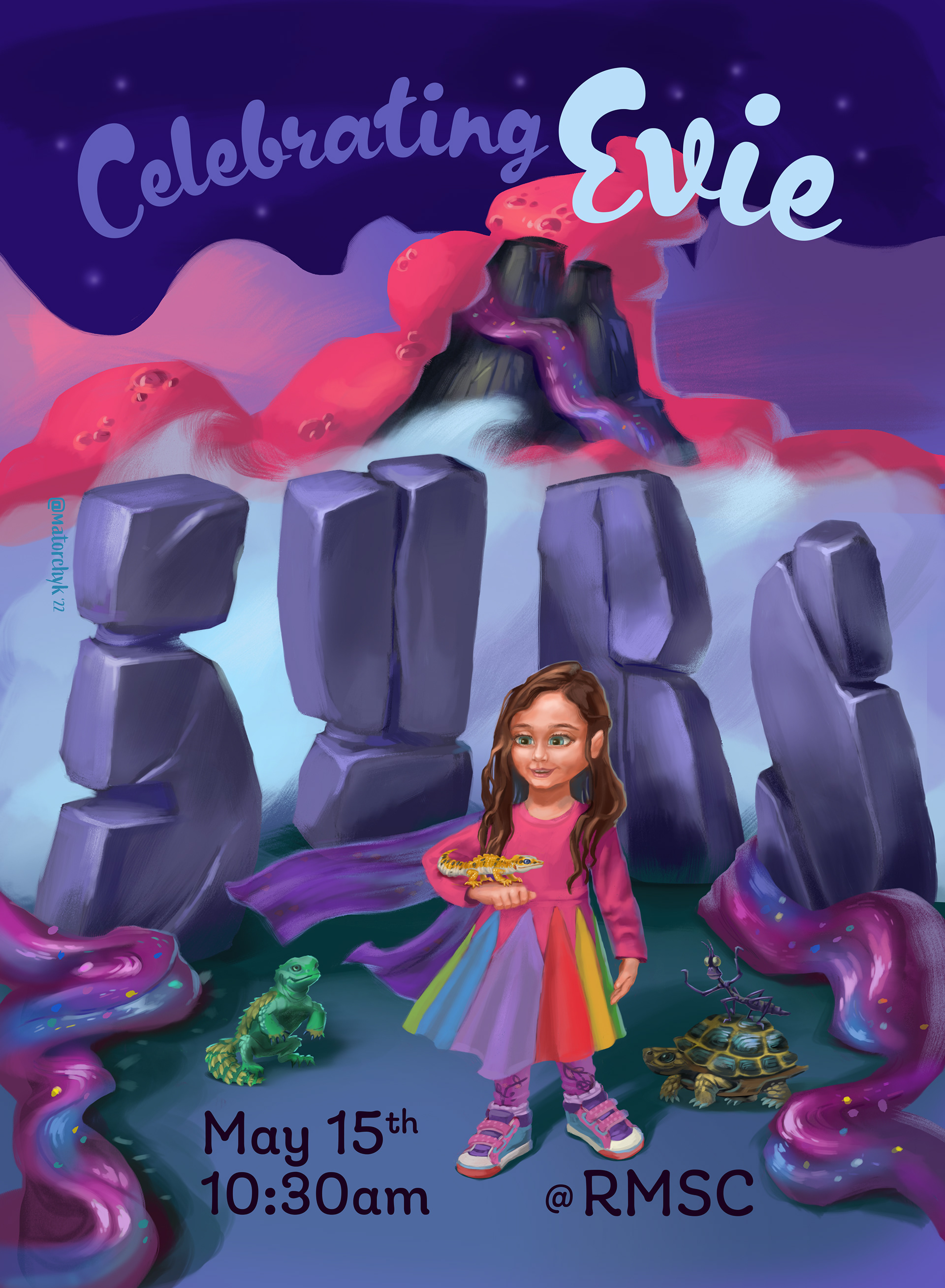 Science & Magic Invite Front