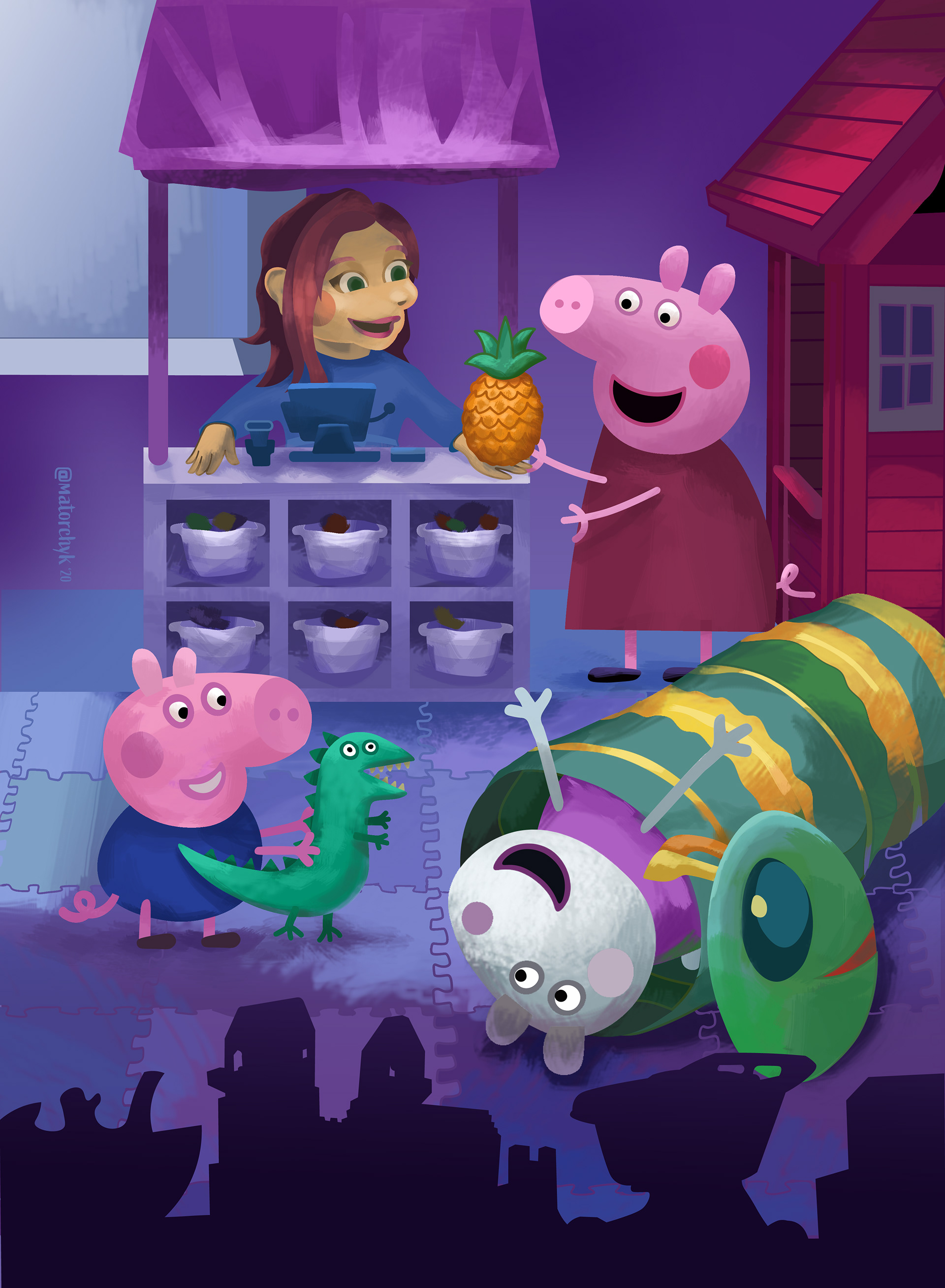 Peppa Pig party invitation