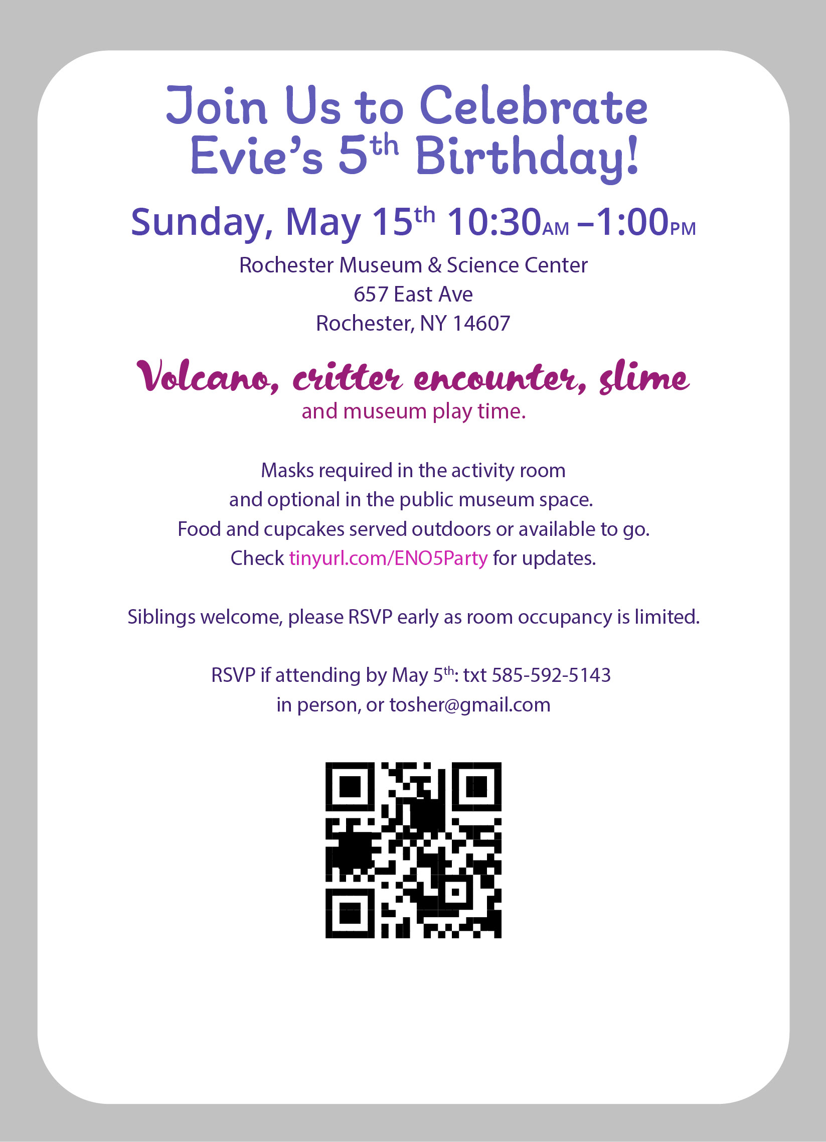 Science & Magic Invite Back