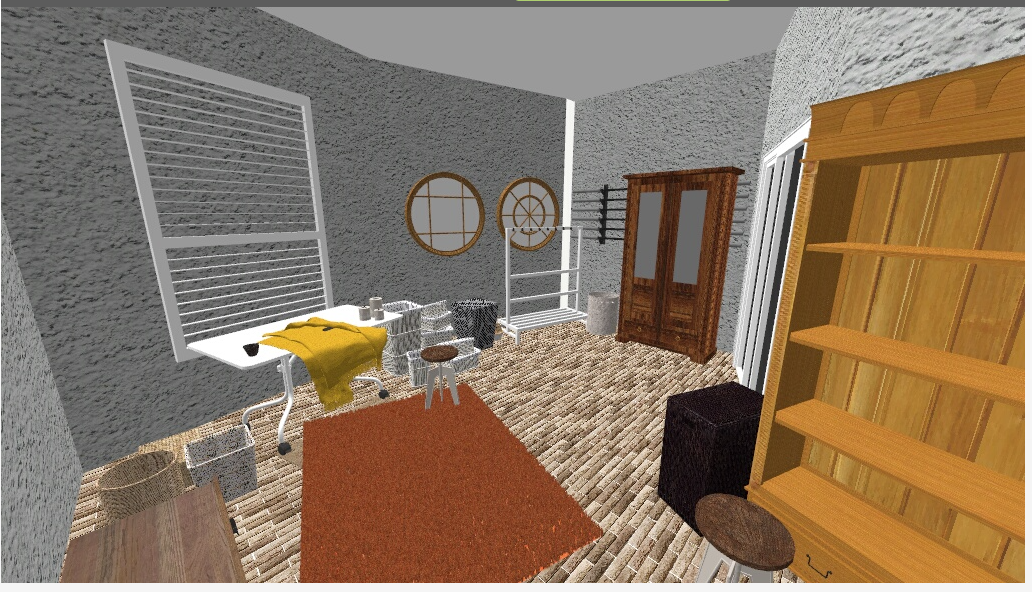 3D Model: High top view refined
