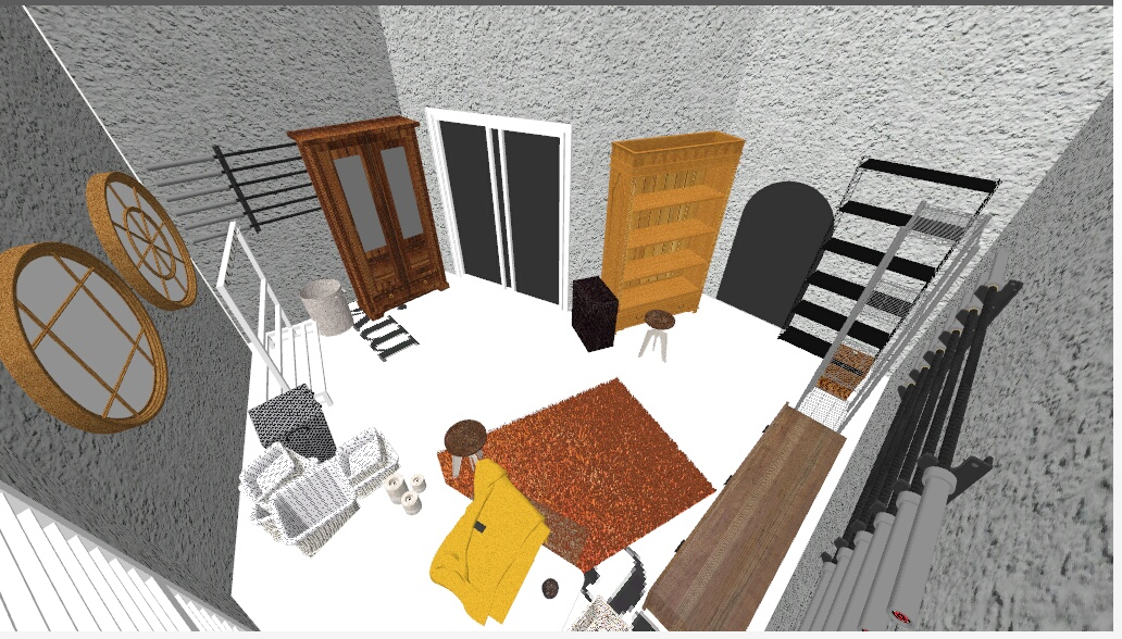 3D Model: Top view