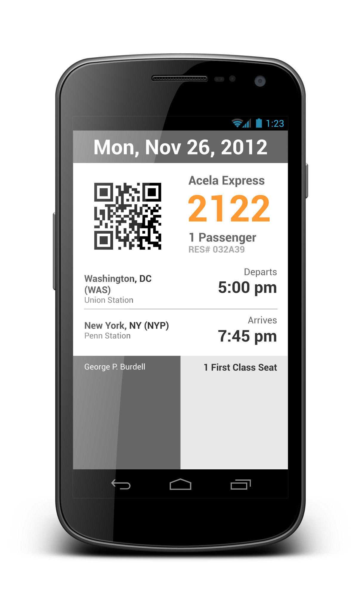 Amtrak: Android App