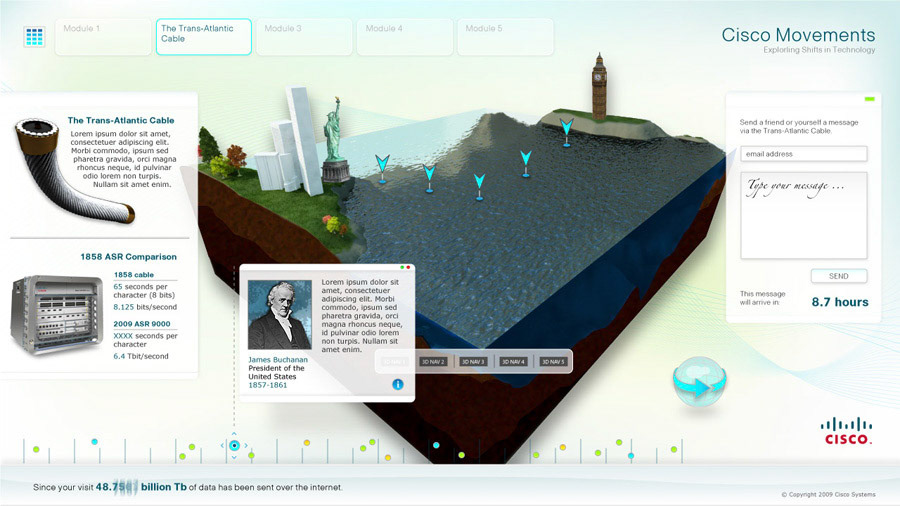 Cisco: Movements History App