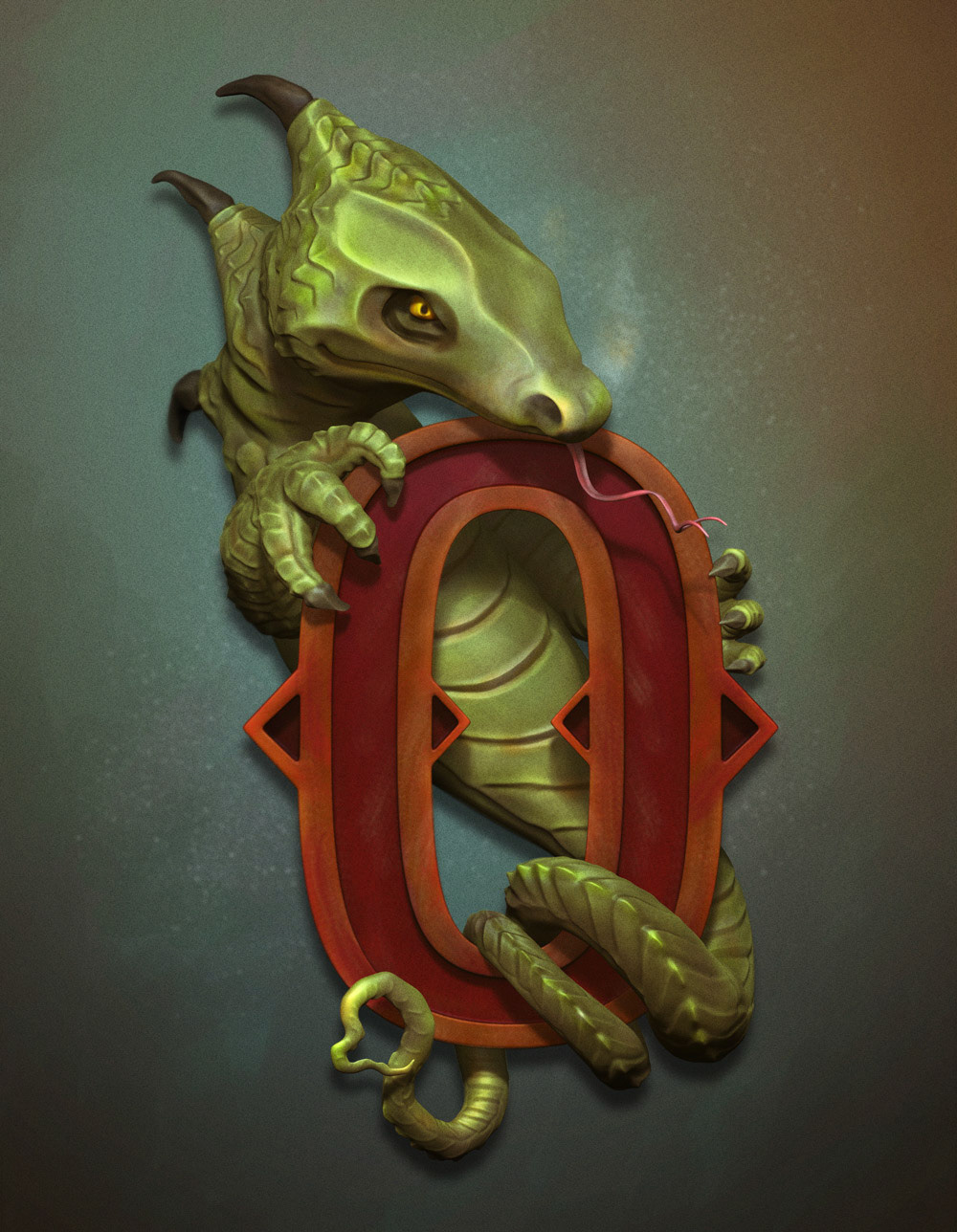 Dragon Initial Cap
