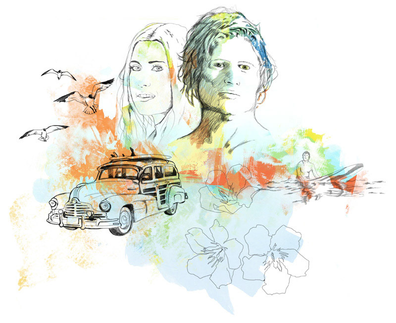 Beach Boys: Promo Book Illustration