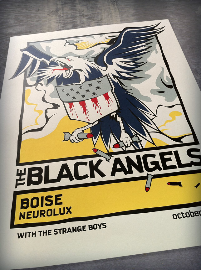 Black Angels: Gig Poster Print