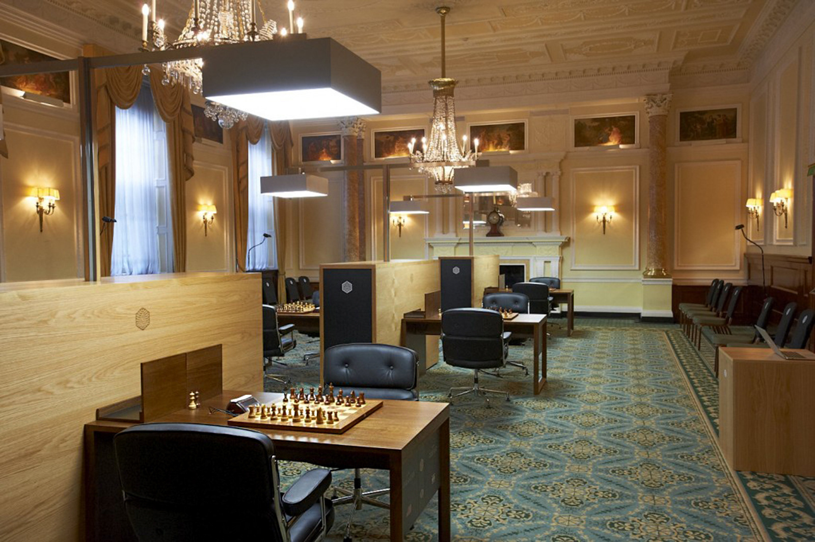 Furniture for World Chess Grand Prix