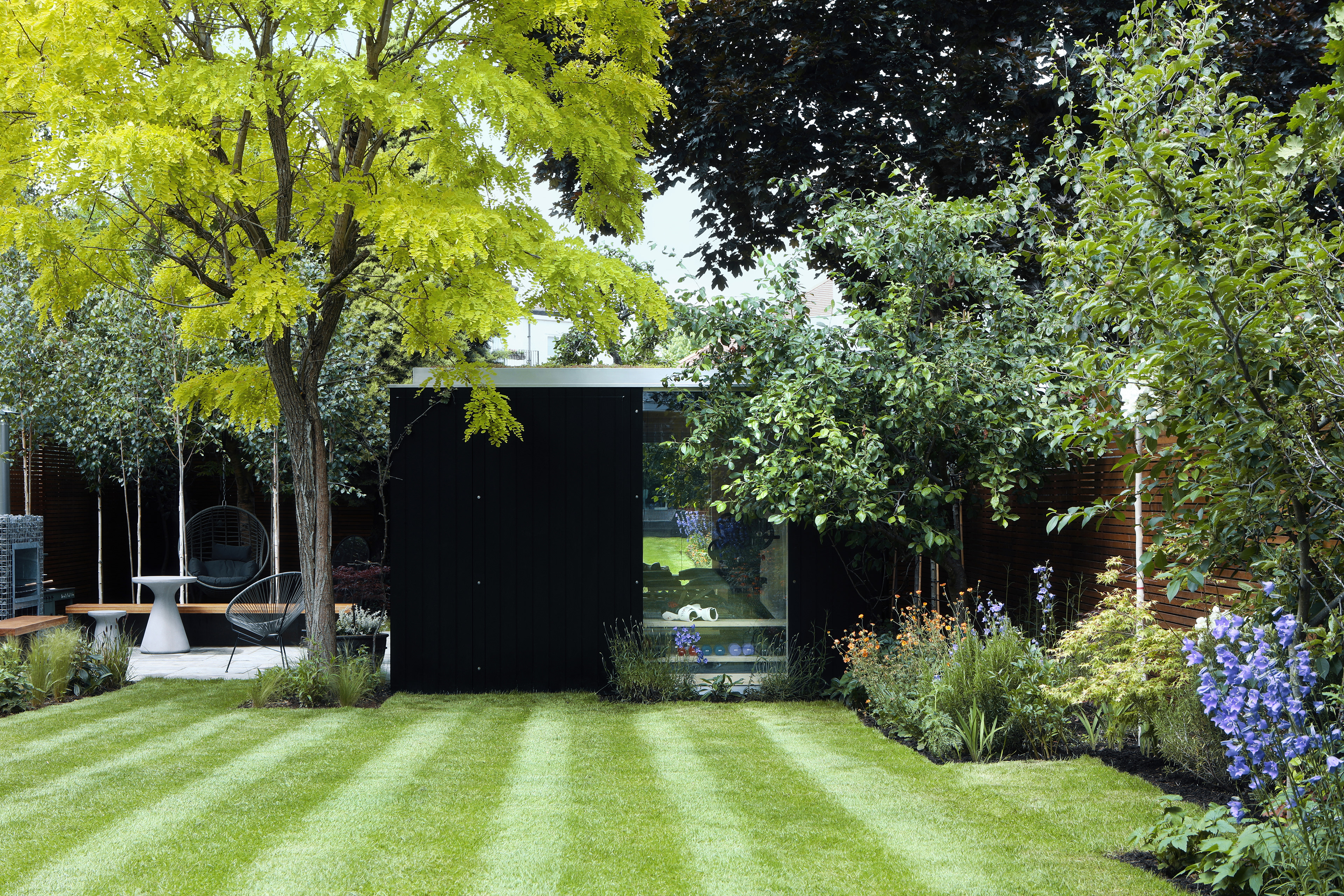 Garden view, home gym