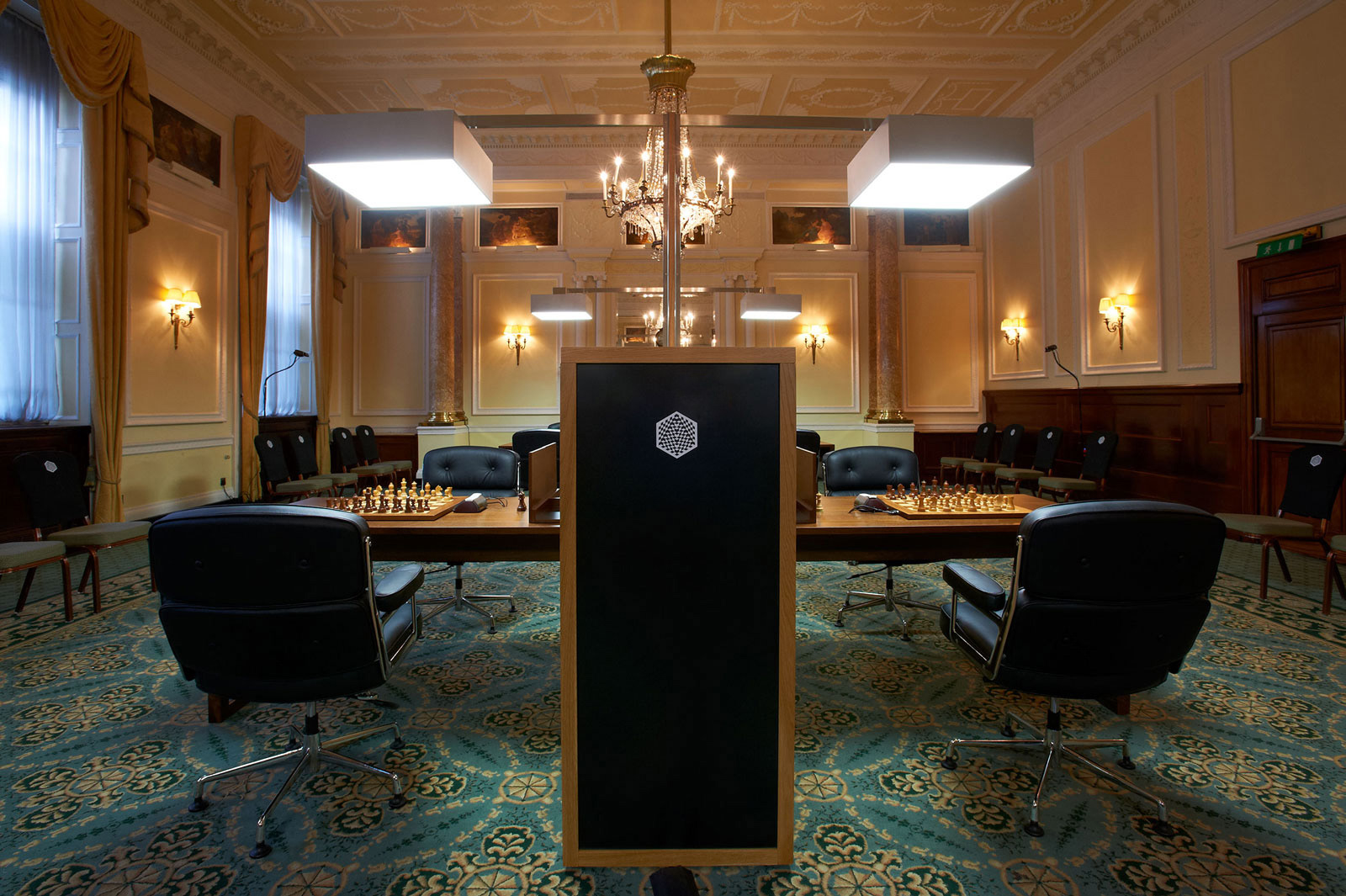 Interior view, World Chess at Simpsons on the Strand