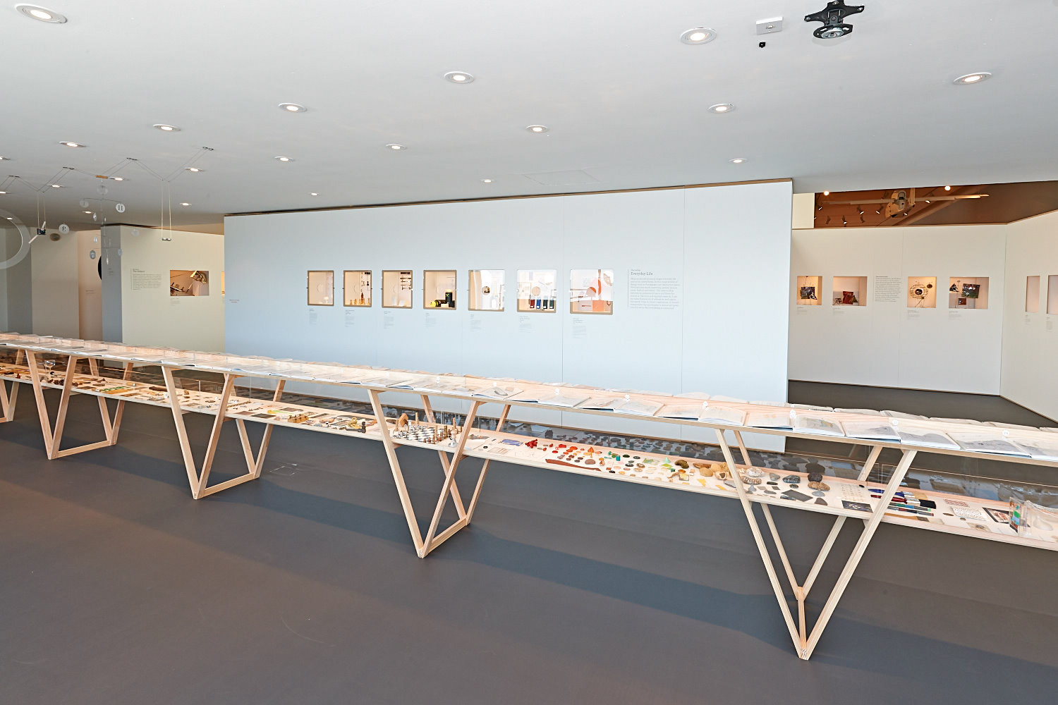 Interior view Time Machines exhibition, Design Museum London