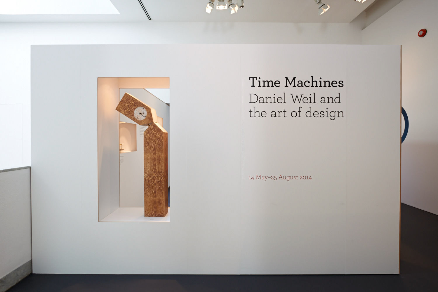 Entrance to Time Machines exhibition, Design Museum London