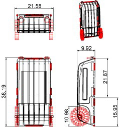 Sled Solidworks CAD Drawing