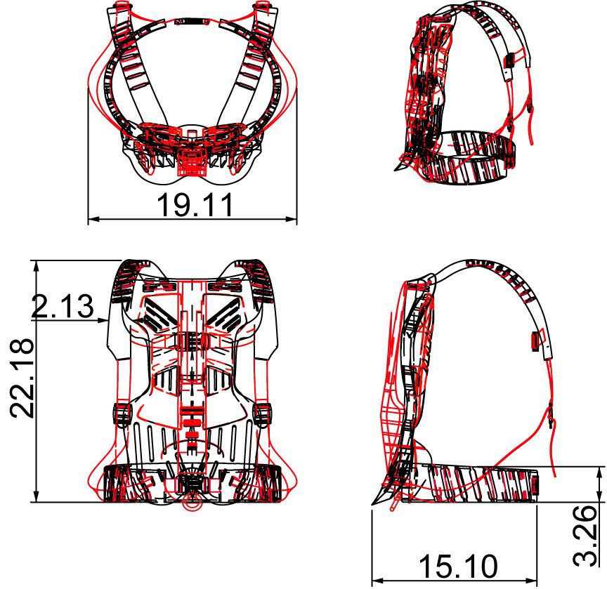 Harness Solidworks CAD Drawing