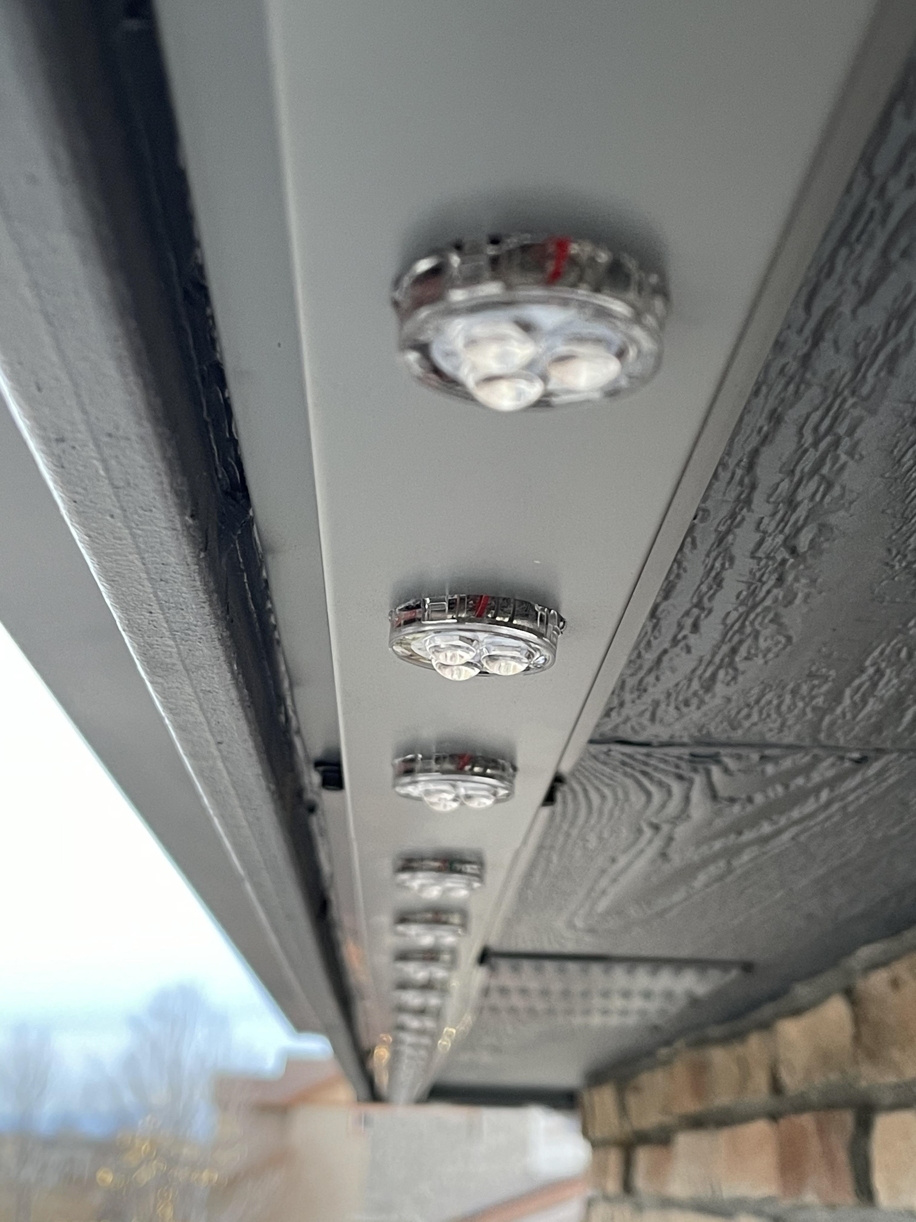 Installed on Underside of Soffits
