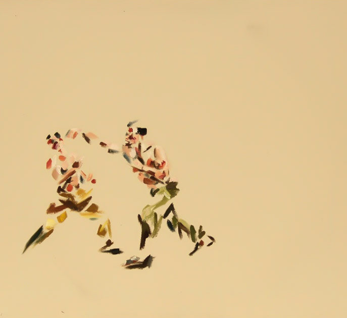 'Bare Knuckle', 40x50cm, Oil on Canvas, 2018, Private Collection