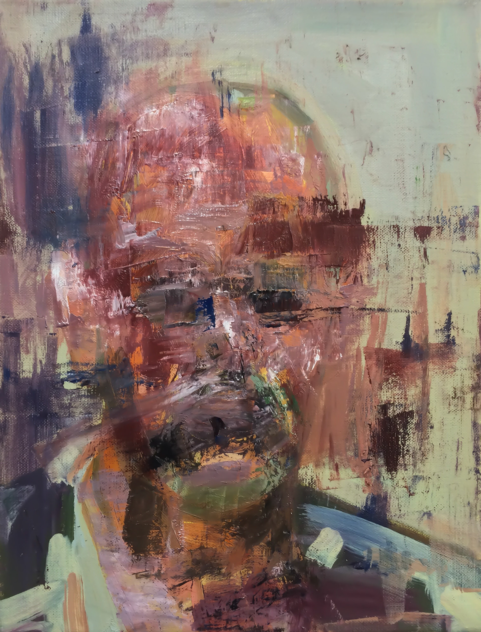 'Untitled, 40x30cm Oil on Canvas, 2019