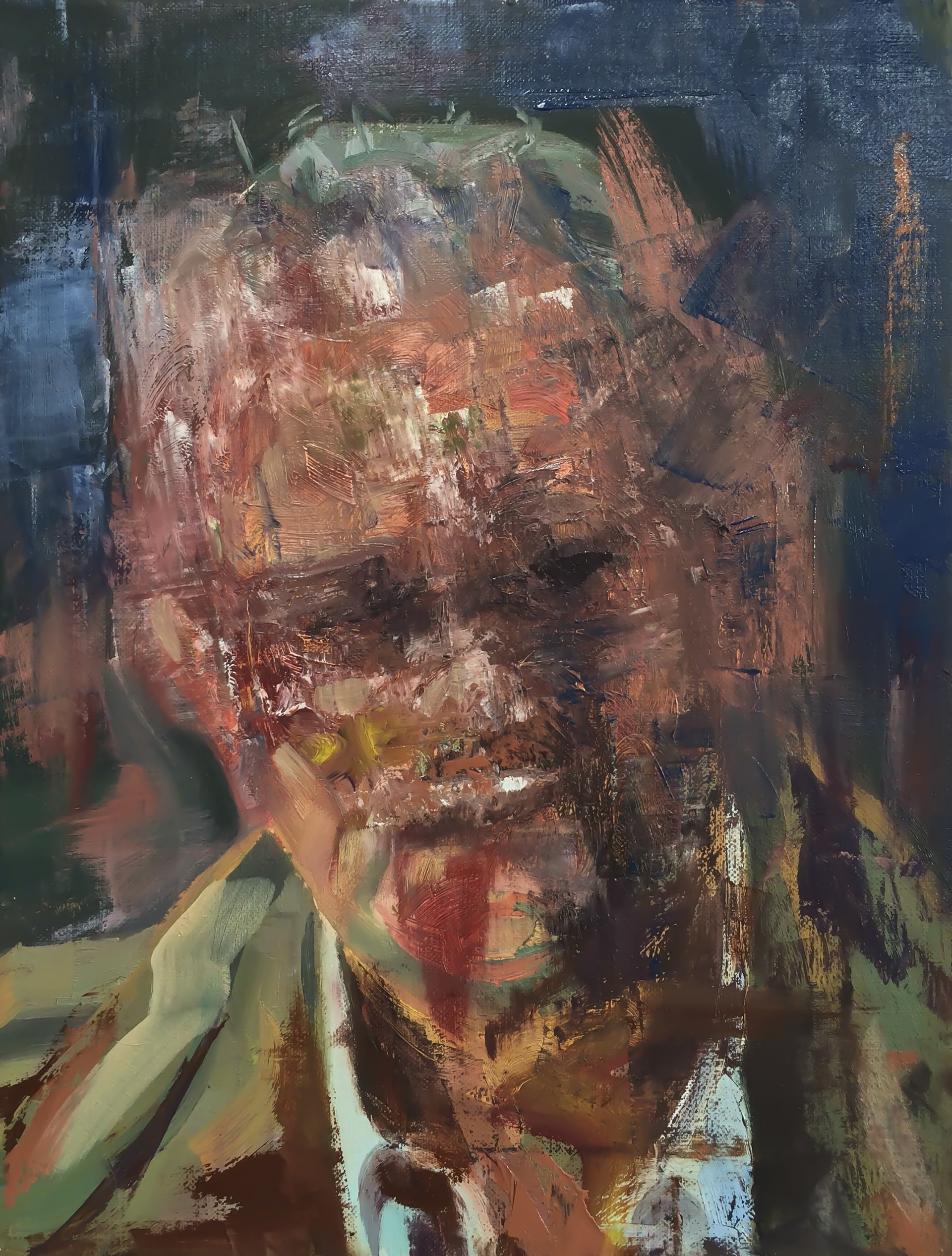 'Untitled, 40x30cm Oil on Canvas, 2019