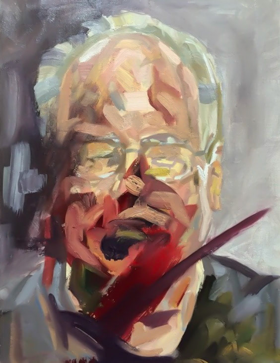 'Untitled, 40x30cm Oil on Canvas, 2018