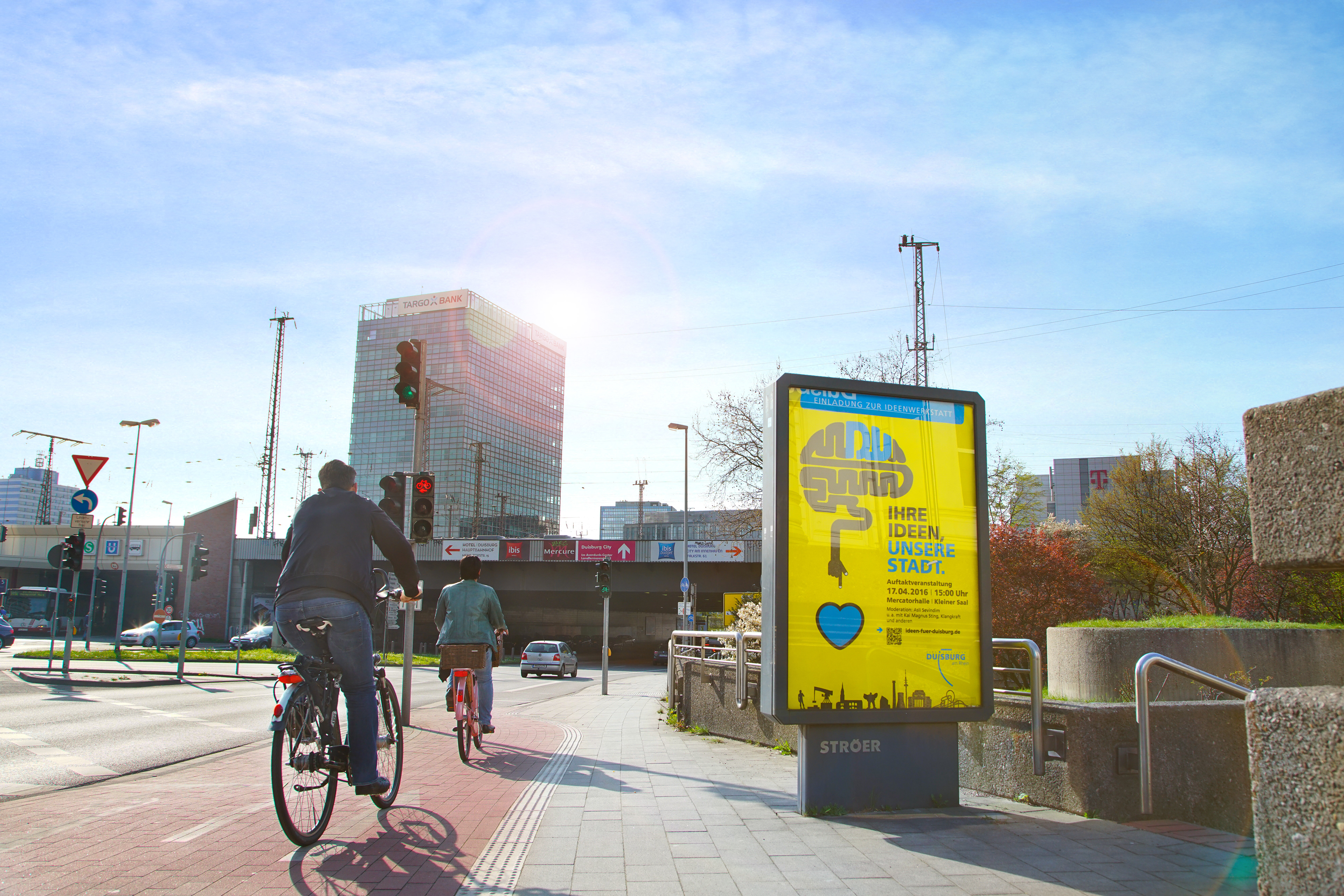 City-Light-Poster im gesamten Stadtgebiet