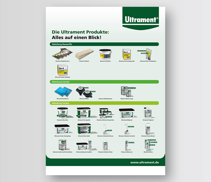 Baumarktdisplay „Sortiment“