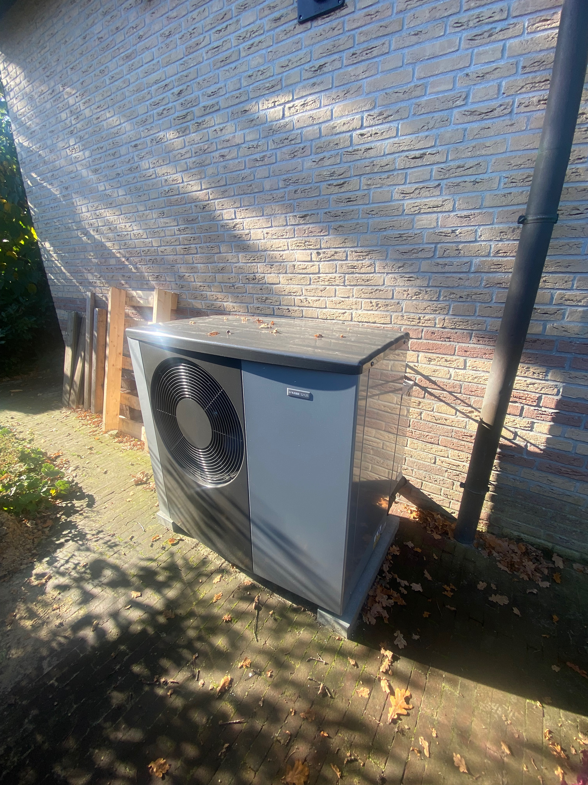 Een lucht-water monoblok warmtepomp