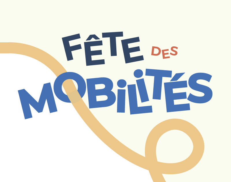 traitement typographique du titre fête des mobilités
