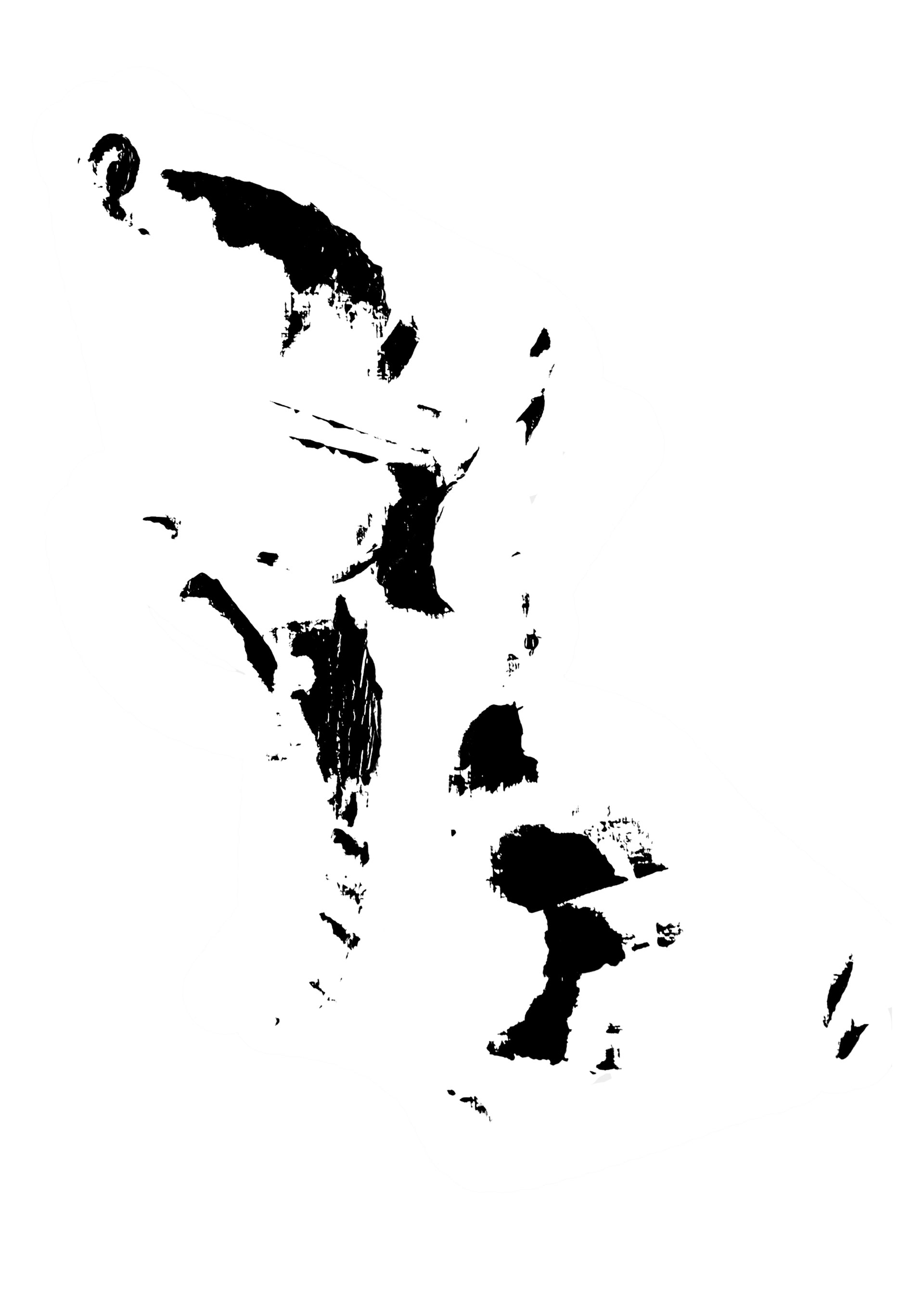 oil on baryt paper, 2025