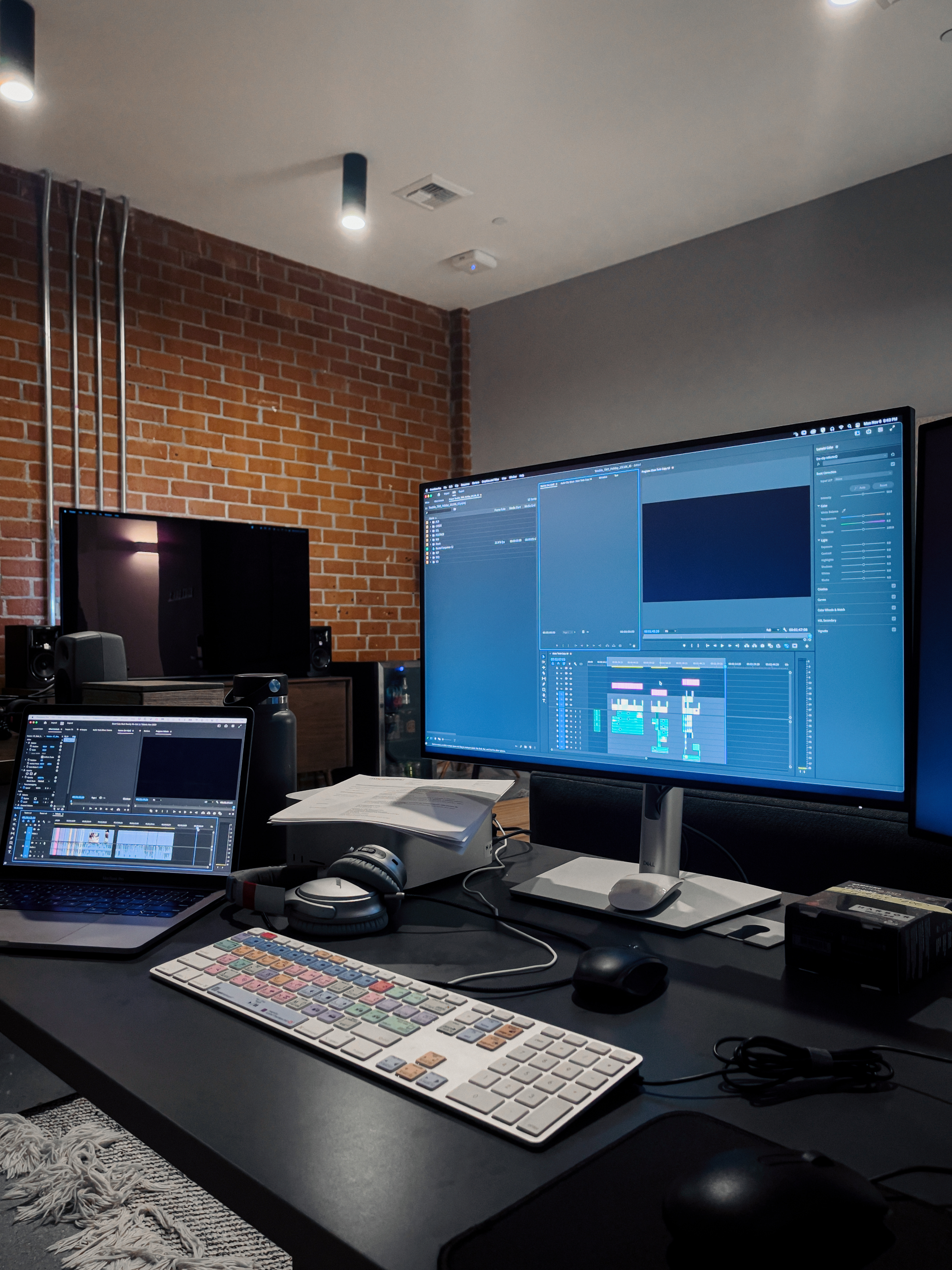 Working in Harbor Edit Bay 1 (T-Mobile 'Holiday Zoe')