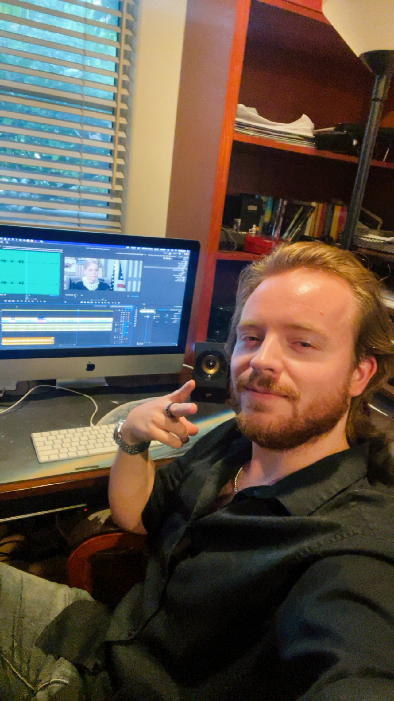 In session for Time Pulse (Feature Film)