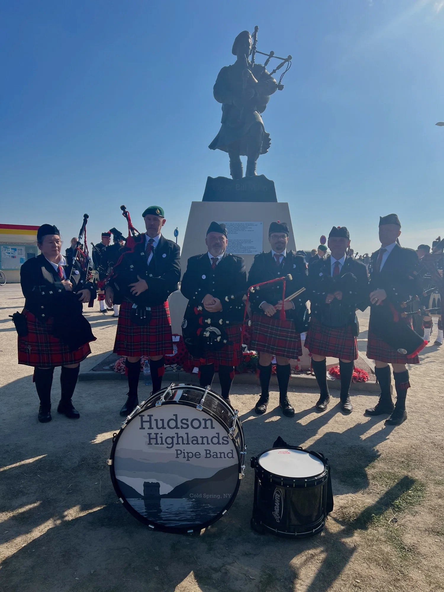 The band logo goes international! Normandy, France