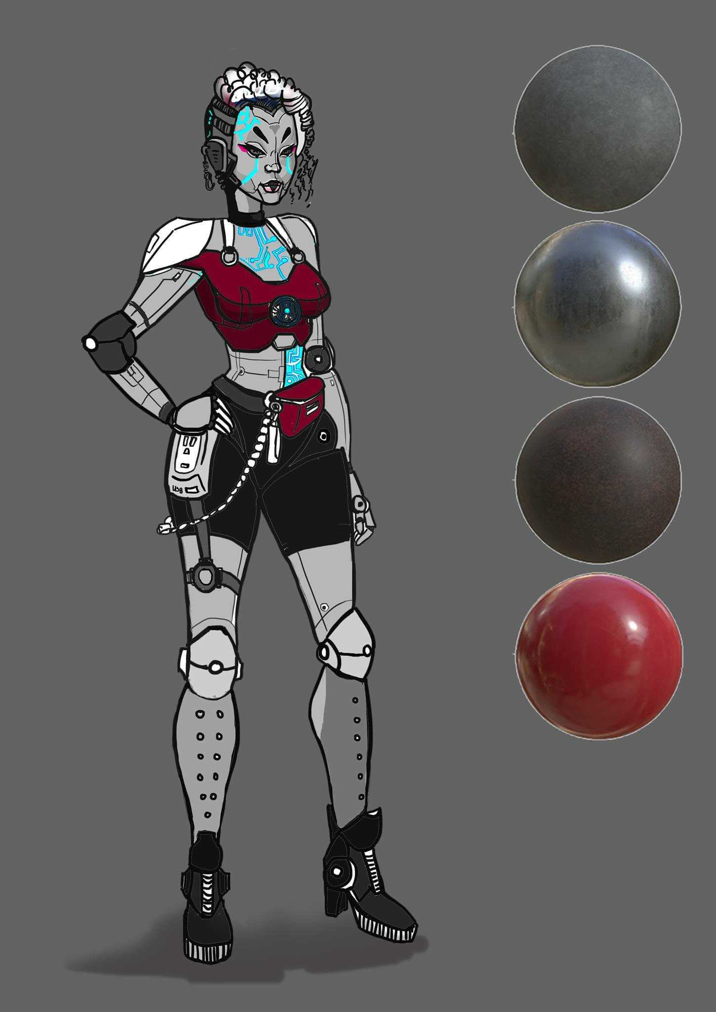 Colour and material
