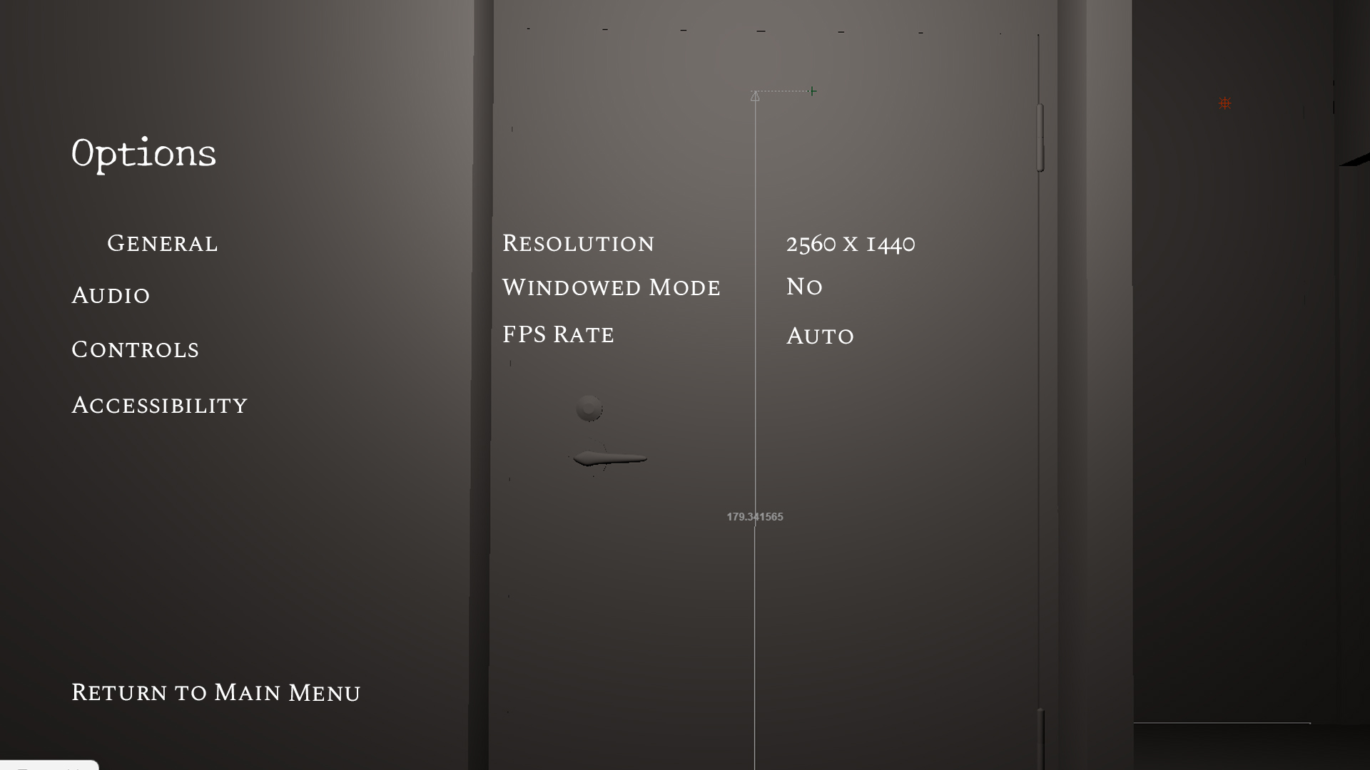 Mock Up of the Settings